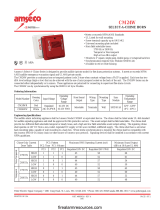 Potter CM24W Wall Mount Chime Fire Alarm Owner's manual