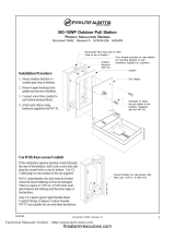 Fire Alarm Max BG-10WP Outdoor Pull Station User manual