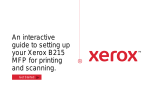 Xerox B215 Installation guide