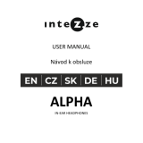 Intezze ALPHA In-Ear Headphones User manual