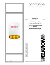 Elkron HP600 Installation guide