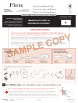 Pfister Ashfield LG89-7YPY Specification and Owner Manual