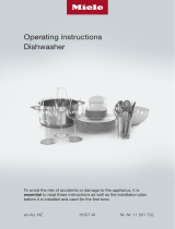 Miele G 7369 SCVi XXL AutoDos Operating instructions