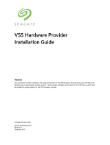 Seagate G265 VSS Hardware Provider Installation guide
