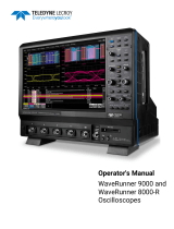 LeCroy WaveRunner 9000 and 8000-R User manual
