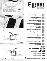 Fiamma 98655Z043 F65 Mounting Bracket Kit User manual