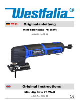 Westfalia Mini Stichsäge 75 Watt Operating instructions