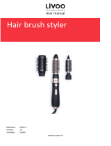 Livoo DOS171 Hair Brush Styler User manual