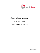AUTOTERM Air 4B Air Heater User manual