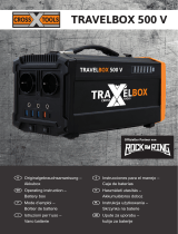 CrossXTools Akkubox TRAVELBOX 500 V 555 Wh Lithium-Ionen Operating instructions