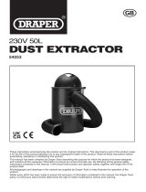 Draper 54253 230V 50L Dust Extractor User manual