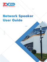 Zycoo SC15 Network Ceiling Speaker Owner's manual