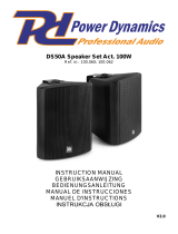 Power Dynamics100.060 DS50A Speaker Set