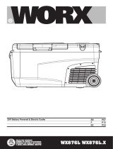 Worx WX876L.X 20V Battery Powered and Electric Cooler User manual