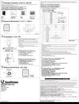 Geovision RS-485 Wiegand Proximity Reader User guide