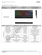 AIKUN GX650ML Gaming Keyboard User manual