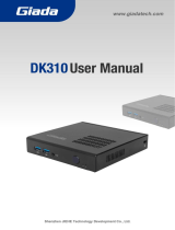 Giada DK310 User manual