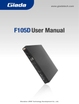 Giada F105D User manual