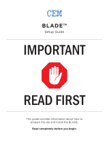 CEM Blade Installation guide