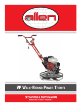 Allen Engineering VP Power Trowel User manual