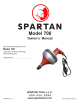 Spartan 700 User manual