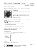 MrSteam Mechanical Blowdown Timer Installation & Operation Manual