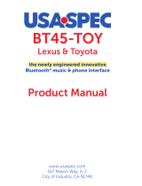 Discount Car Stereo BT45-TOY Owner's manual