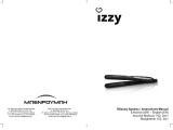 izzy Hair Straightener/Curler 152 Ceramic 2in1 Owner's manual