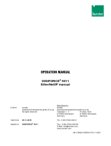 Burster 9311 EtherNet/IP Owner's manual