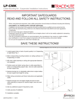 BARRON LPA-CP Series Color and Power Switchable LED Flat Panel Installation guide