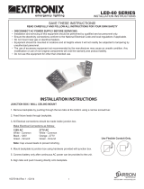 BARRON LED-60 Thermoplastic Series Installation guide