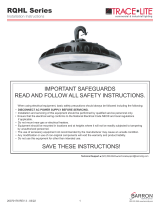 BARRON RQHL Series Round LED Highbay Installation guide