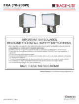 BARRONFXA 70-350W Series Large Square Back LED Flood