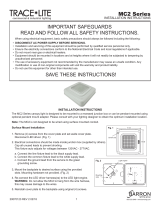 BARRON MC2 Series Low Glare Canopy Installation guide