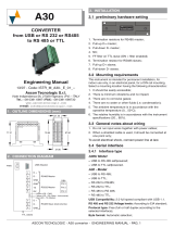 Ascon tecnologic A30 Owner's manual