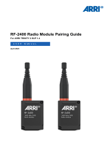 ARRI TRINITY 2 - Pairing with RF-2400 Radio Modules User manual
