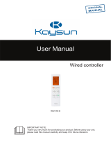 Kaysun Individual Wireless controller KID-06 S User manual
