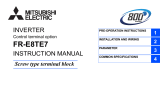 Mitsubishi Electric FR-E8TE7 User manual