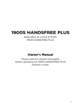 Dogtra 1900S/1902S HANDSFREE PLUS Boost & Lock Owner's manual