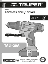 Truper TALI-20A Owner's manual