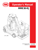 Mec MME30-RJ Operating instructions