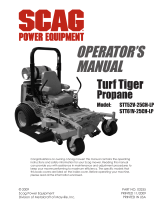 Scag Power Equipment Turf Tiger User manual
