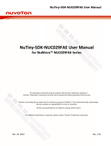Nuvoton NuTiny-SDK-NUC029FAE User manual