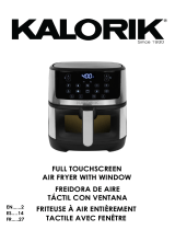 KALORIK 5-Quart Touchscreen Air Fryer User manual