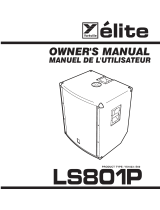 YORKVILLE LS801P Owner's manual