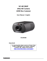 Lumens VC-BC301P Ultra HD Camera UHD Box Camera User manual