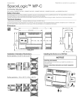 Schneider Electric SpaceLogic™ MP-C Instruction Sheet