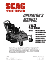 Scag Power Equipment SWZT Hydro Drive User manual