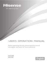 Hisense HRTF205 User manual