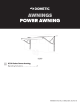 Dometic 9200 Awning Operating instructions